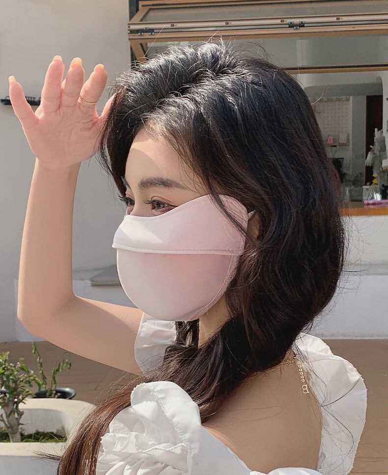 Sweet Gradient Color Eye Protection Sunscreen Mask