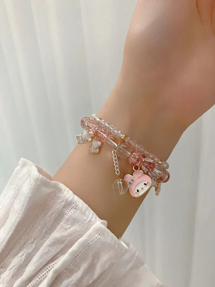 Small Fresh and Cute Rabbit Crystal Girlfriend Bracelet