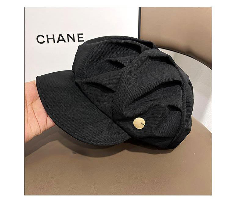 Pleated Clouds Pre-Fall Beret Painter Hat