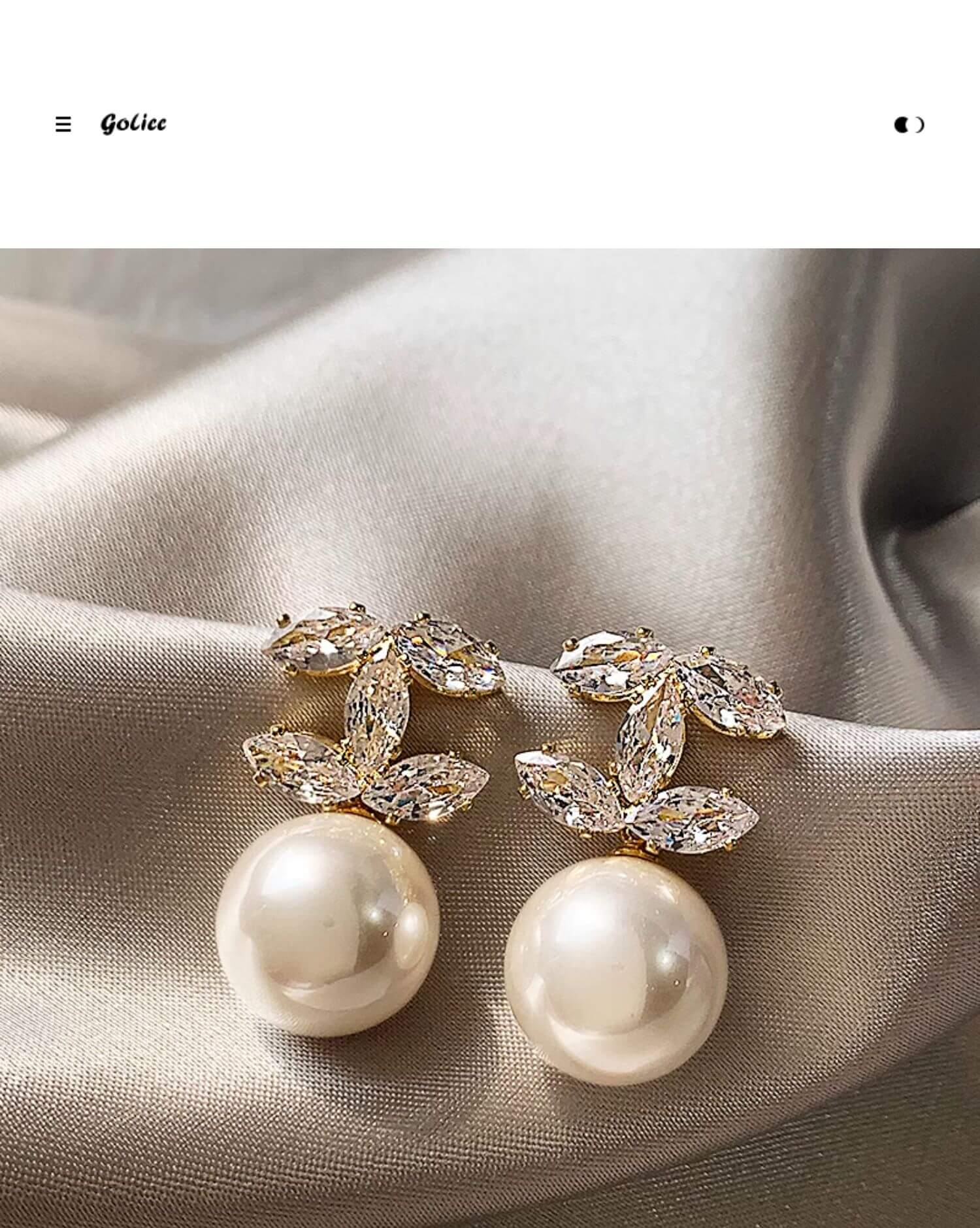 小香風雙C珍珠耳釘女輕奢高級感獨特耳環