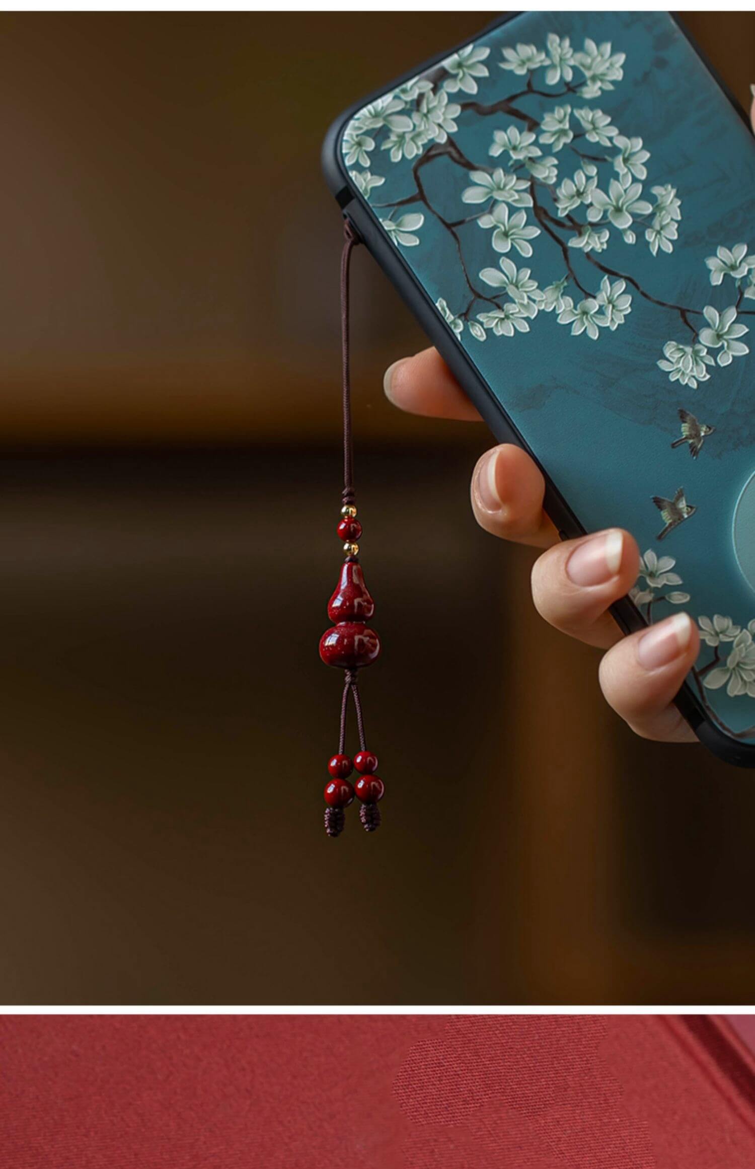 福祿平安~男女葫蘆手機鏈掛飾